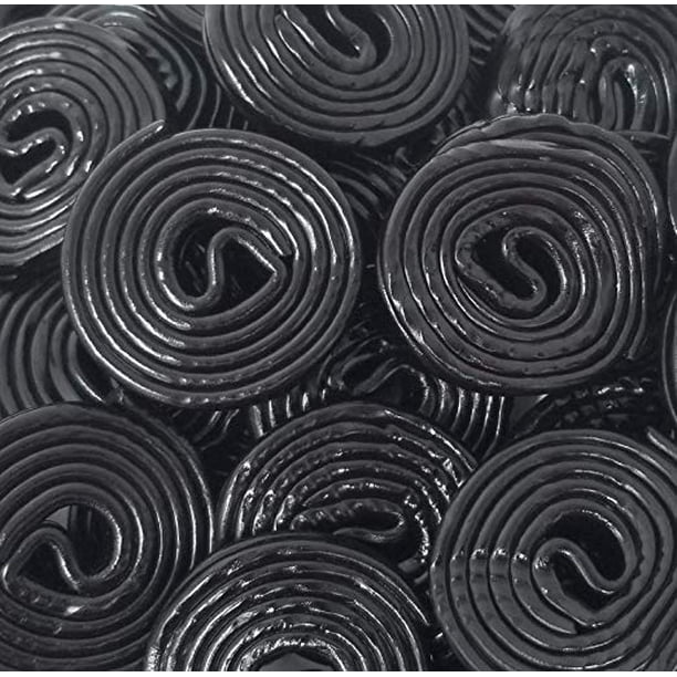 Broadway Black Licorice Wheels Candy, Bulk 2 lbs