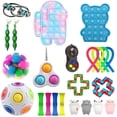 thumbnail image 1 of Juguete sensorial Push Bubble Fidget para aliviar el estrés del autismo, 1 of 1