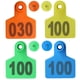 thumbnail image 2 of 20PCS 4x5CM Pig Ear Tags Set Farm Animals Label Livestock Different But Consecutive Numbers Markers Identification Card Marking He Qiyong unisex, 2 of 2