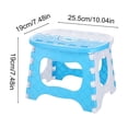 thumbnail image 6 of PLPPYFS Lightweight Foldable Stool Chair, Space Saving Small Stool Folding Stool, Heavy-Duty Plastic Foldable Stool for Sitting, Portable Compact Folding Chair for Home Outdoor Camping, 6 of 7