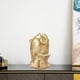 thumbnail image 2 of Esculturas de gatos nórdicos, figuras, estatuas, estanterías doradas, decoración coleccionable Mintiendo, 2 of 9