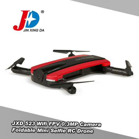 Original JXD 523 Wifi FPV 0.3MP Camera Altitude Hold Foldable Mini Selfie RC Drone