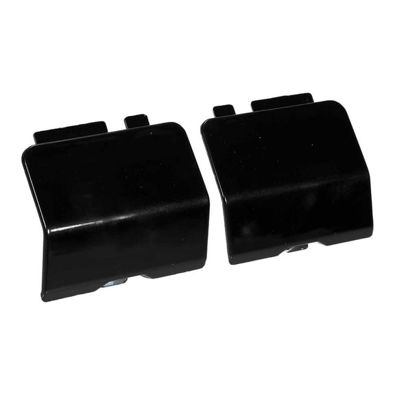 Pair Rear Car Bumper Tow Hook Cover Tow Cover Cap Black for Mazda 6 2013-2018 No.GJR950EK151/GJR950EL151