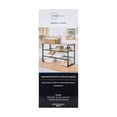 thumbnail image 1 of Zapatera Mainstays de Metal de Tres Niveles con Cubierta de Madera, 1 of 4
