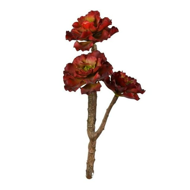 Vickerman FH190813 13 in. Red Succulent Spray
