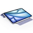 thumbnail image 4 of For iPad Air 13 (2024) Case PC PU Leather Origami Stand Magnetic Tablet Cover - Grey, 4 of 5