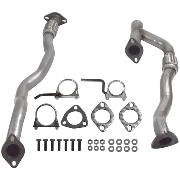 Panlongic Stainless Steel Front Pipe w/ Flex Y Pipe Kit fits: Jeep Cherokee 3.2L 2014-2018