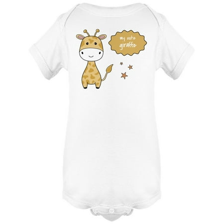 

My Cute Giraffe Cartoon Bodysuit Infant -Image by Shutterstock 6 Months