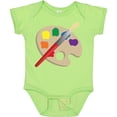 thumbnail image 3 of Inktastic Artist Palette and Brush Boys or Girls Baby Bodysuit, 3 of 5