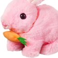 thumbnail image 4 of Simulación Juguete Conejito Zanahoria Peluche Pet Conejo Eléctrico Con Sonidos Y Movimientos Jumping Twitching Shaking Ears Regalo para Pequeños Cumpleaños, 4 of 9