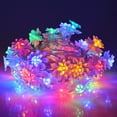 thumbnail image 2 of LED String Lights 13.2ft 40 LED Lotus Flower Fairy Lights with 8 Modes Timer Indoor String Lights for Bedroom, Party, Wedding, Indoor, Garden Décor (Multi-Color), 2 of 14