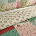 thumbnail image 3 of 3-Piece Quilt and Bed Set– Sweet Dreams Patchwork Pastel Floral Print by Somerset Home (King), 3 of 8