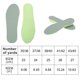 thumbnail image 3 of Ofertas Únicas 1 Par de Plantillas para Aumentar Altura 1.38" Se Ajustan a Talla de Zapato 37/38 Verde Gris, 3 of 6