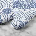 thumbnail image 4 of Martha Stewart Strie Medallion Oven Mitt 2-Pack Set, Navy Blue, 7"x13", 4 of 4