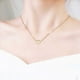 thumbnail image 4 of 26 Collar Hexágono Inicial para Mujeres Collares para Mujeres Q Alfabeto Inicial Collares de Plata para Mujeres Niñas, 4 of 5