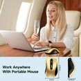 thumbnail image 6 of Wireless Mouse, 2.4GHz with USB Mini Receiver, 1200 DPI Optical Tracking, Ambidextrous for Laptop, PC, Computer, Chromebook, Notebook, 5 Buttons-Bumblebee, 6 of 9