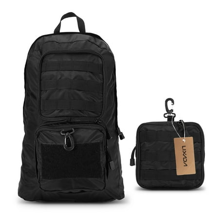 Lixada Lightweight Foldable Tactical Backpack Portable Shoulder Bag for Traveling Hiking Hunting