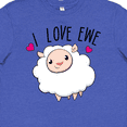 thumbnail image 4 of Inktastic I Love Ewe- cute sheep Youth T-Shirt, 4 of 5