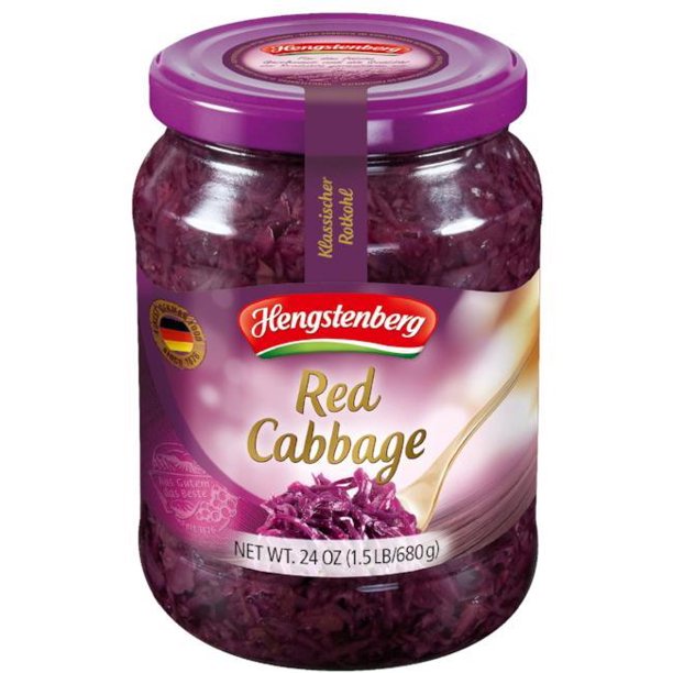 Pickled Red Cabbage Hengstenberg 24 Oz Walmart Com
