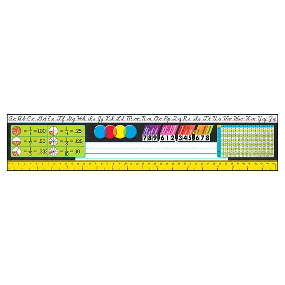 TREND Grades 3-5 Modern Desk Toppers Ref. Name Plates, 36 ct