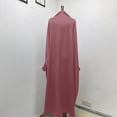 thumbnail image 5 of XUNKUSGA Muslim Girl Dress 6-13Y Classic Full Cover One-Piece Abaya for Kids Loose Batwing Sleeve Islam Dubai Modest Robe Lightweight Comfortable Maxi Dress,Red, 5 of 8