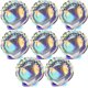 thumbnail image 1 of 9inch Iridescent Plates Biodegradable S Plates R(8pcs, 1 of 5