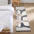 thumbnail image 3 of Yayeee Runner Rug for Bedroom 2'x6' Machine Washable Hallway Non Slip Mat, Cute Puffin, 3 of 8