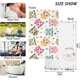 thumbnail image 2 of Coolnut Kawaii Owls Patterned Hand Towels 2 PCS, Cotton Bath Towel for Drying Face Hands Body Decorative Water Absorbent Lightweight Towels for Bathroom Ktichen Travel Gym, 16"x28", 2 of 6