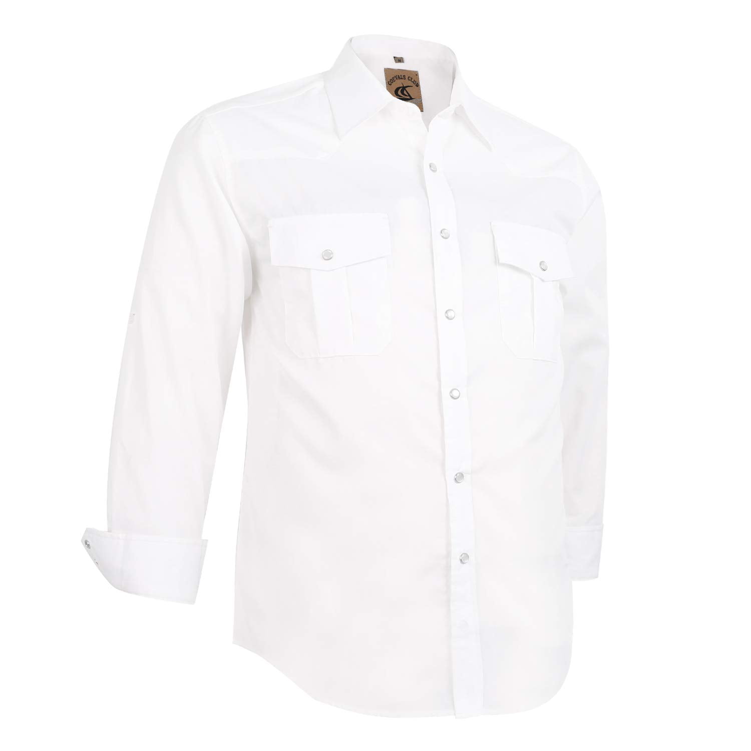 Camisa Casual Para Hombre Coevals Club - Manga Corta, Cuadros Gris Tiburón, Corte Regular, Fácil De Planchar, Talla XXL