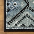 thumbnail image 4 of Geometric Medallion Design Indoor Rug, 8' x 10', Black Grey, 4 of 5