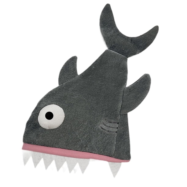 Gorro de tiburón divertido, decoración para la cabeza, gorro de cosplay para regalo, cumpleaños, festival, adultos, hombres