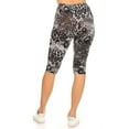 thumbnail image 3 of Women's Casual Workout Comfy Stretch Elastic Waist Burmuda Leggings Short Pant, 3 of 5
