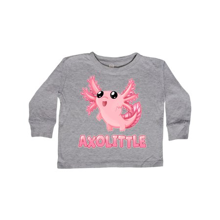 

Inktastic Axolittle- cute baby axolotl Gift Toddler Boy or Toddler Girl Long Sleeve T-Shirt