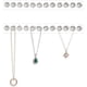 thumbnail image 1 of Ficarrico Colgador de pared para joyería, collar, joyería, aretes, pulseras, gabinete de almacenamiento de acrílico transparente con 12 ganchos de diamantes para dormitorio,, 1 of 7