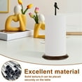 thumbnail image 5 of Tzdxfgl Free-Standing Metal Countertop Paper Towel Holder with Non-Slip Wood Base, 14 Inch, Black Bird, 5 of 11