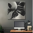 thumbnail image 5 of Luxe Metal Art 'Flowers Black White 8' by Ray Heere, Metal Wall Art, 36"x36", 5 of 9