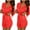 Z2 2PC-Red, variant on Maplenight 3PC Silk Robes for Women Satin Robe Short Kimono Bathrobes Soft Lightweight Robes with Belts Sleep Nightgown