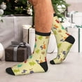 thumbnail image 7 of Sigee Colorful Rabbit for Contrast Design Crew Soft Moisture-Wicking Socks Crew Casual Athletic Stretchy Loose Socks, 7 of 7