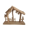thumbnail image 3 of Guardoinrt Christmas Decorations Manger Wooden Stable for Nativity Outdoor Scene, 3 of 6