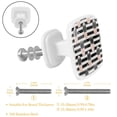 thumbnail image 2 of 4 Pieces Set Drawer Pulls Handle Square Wardrobe Cabinet Knobs with Stainless Steel Screws Furniture Kitchen Decor, 2 of 5