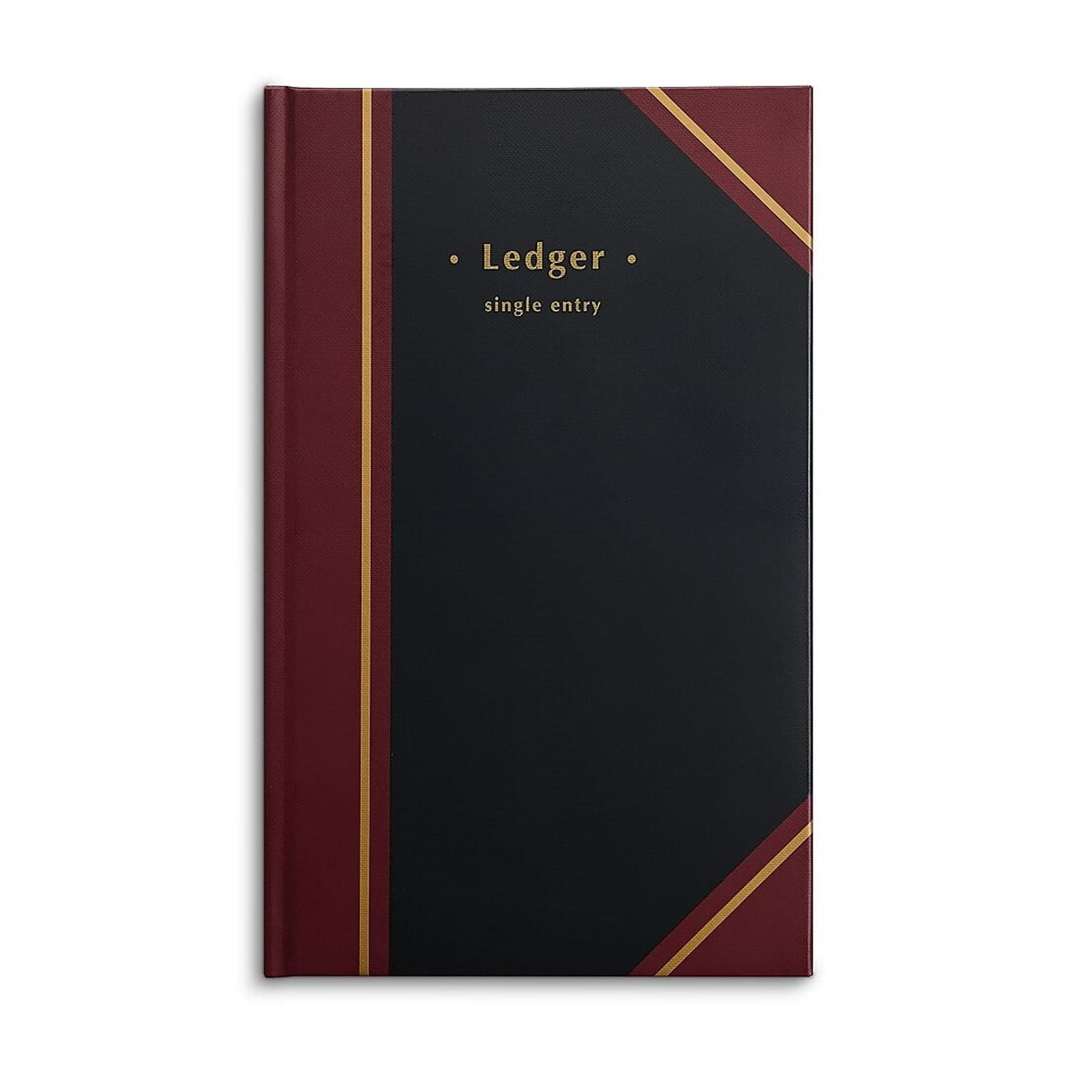 HITOUCH BUSINESS SERVICES Ledger Book 150 Pages Black 217679