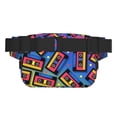 thumbnail image 3 of Easygdp Vintage Audio Cassettes Fanny Packs para Mujeres y Hombres, Bolsa de Cinturón, Bolsos de Cruz para Trabajo/Correr/Senderismo, 3 of 9