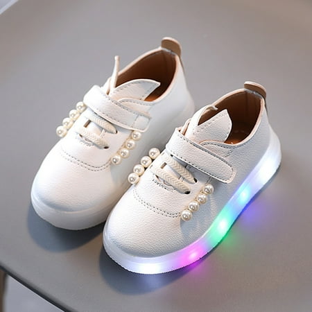 

Kids Light Girls LED Shoes Sport Luminous Princess Sneakers Baby Children Baby Shoes