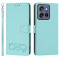 thumbnail image 2 of Wallet Leather Case For Motorola Moto G Stylus 5G 2025 6.7",With Card Holder,Wristband, Shockproof Kickstand Embossed Happy Pattern Phone Case,Light Green, 2 of 8