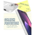 thumbnail image 4 of Smartish iPhone 15 Plus Slim Case - Gripmunk Compatible with MagSafe [Lightweight + Protective] Thin Grip Cover with Microfiber Lining - Clearly Clear, 4 of 6