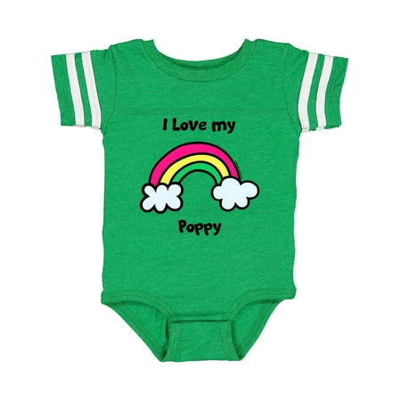 

Inktastic I Love my Poppy Gift Baby Boy or Baby Girl Bodysuit