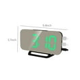thumbnail image 3 of Creative New Student Childrens LED Digital Electronic Clock Mirror Wall Clock USB Mobile Phone Charging Calendar Alarm Clock, 3 of 8