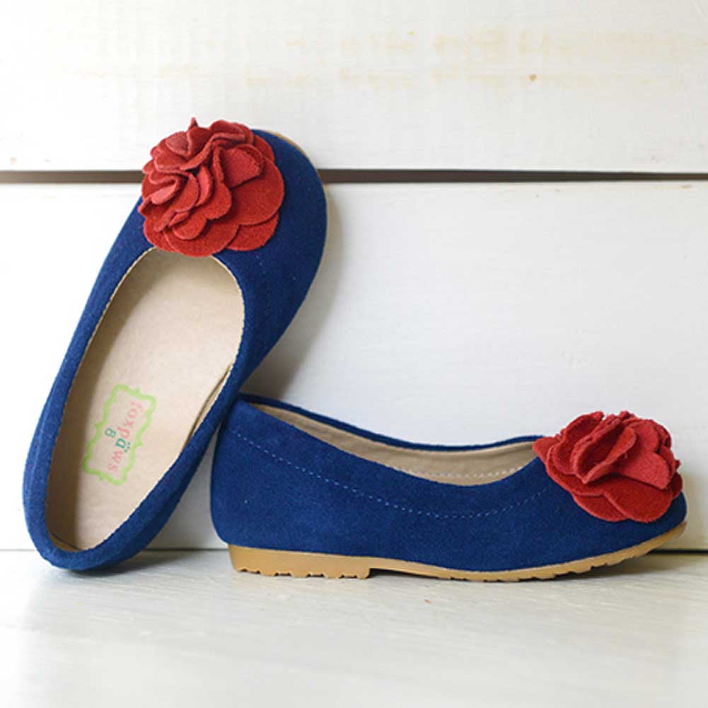 girls blue shoes