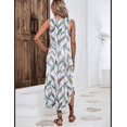 thumbnail image 2 of Vestido Zeagoo Holiday para mujer con estampado tropical de verano de 2025, 2 of 6