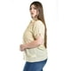 thumbnail image 2 of Blusa con trasparencias y bordado Roman Fashion /Tallas Extras, 8039 (Beige) beige 42, 2 of 5